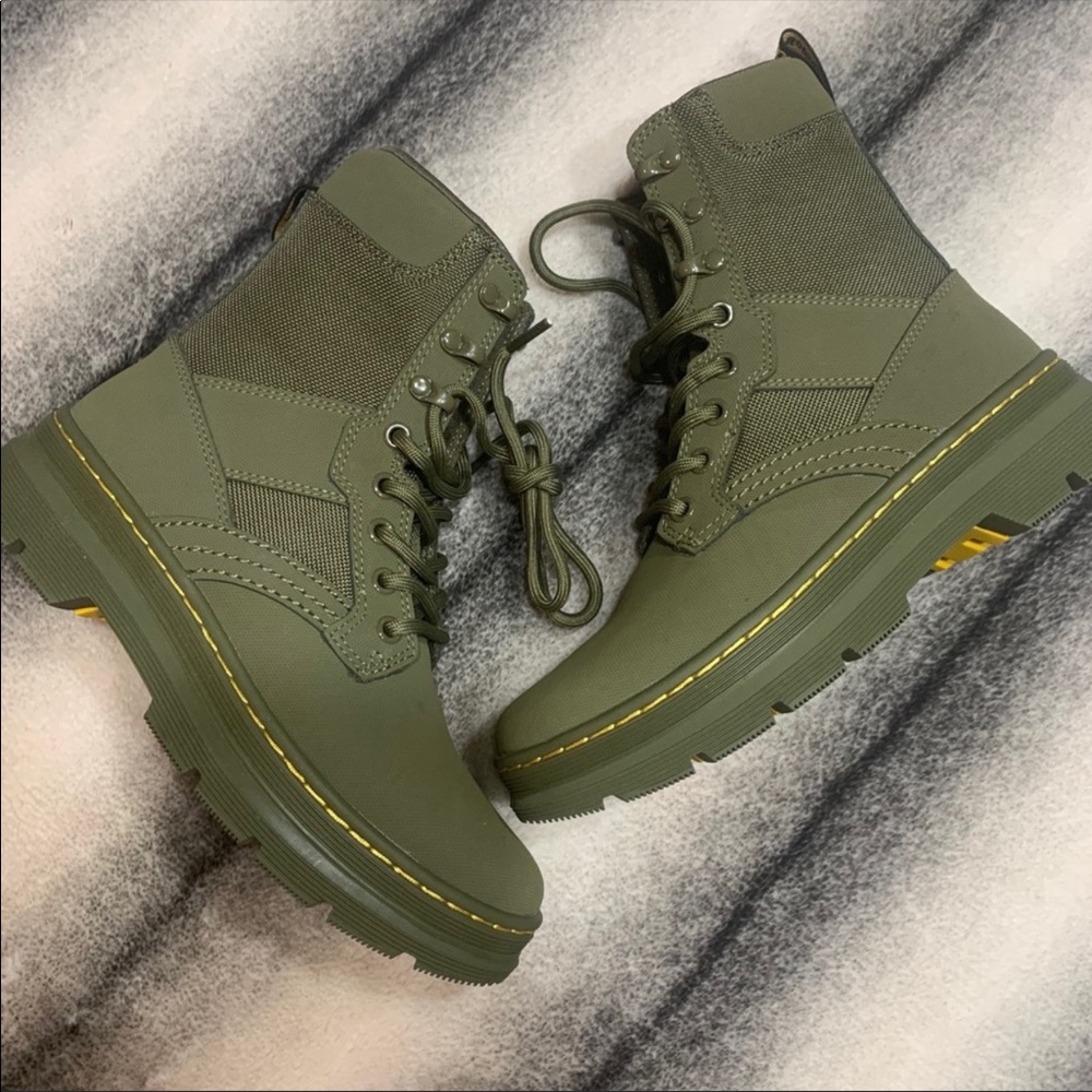 { Dr Martens } Iowa Olive Boots